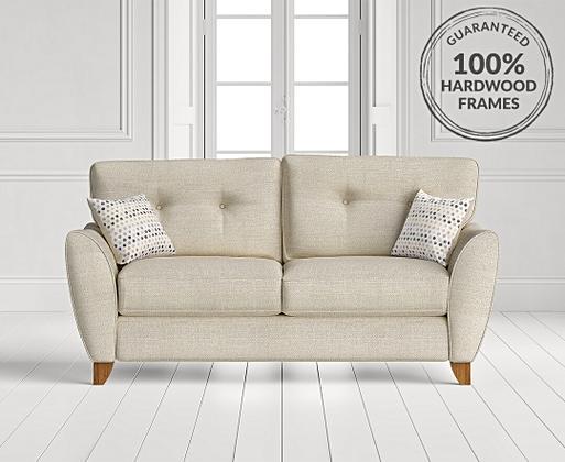 Oak furniture sales 2 seater sofa