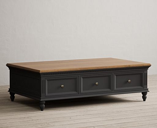 Extra large coffee sales table with storage
