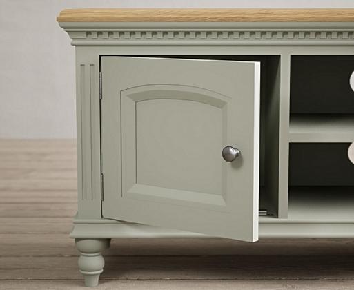 Painted wood discount tv stand