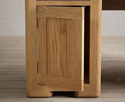 Computer desk shop oak furniture land