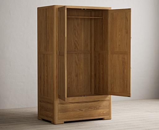 Harper grey shop solid wood wardrobe