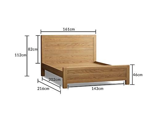 Wooden bed hot sale near me