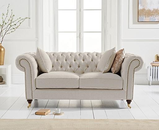 Velvet ivory sofa online