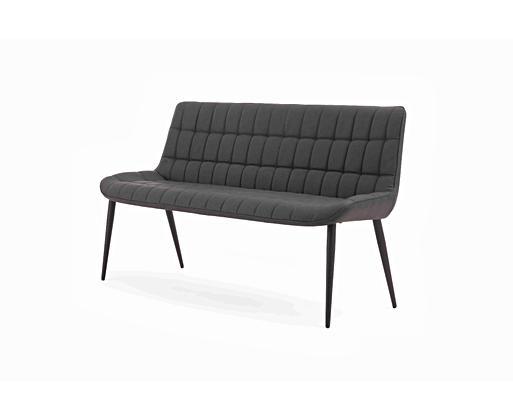 Bourgoin faux new arrivals leather wood bench