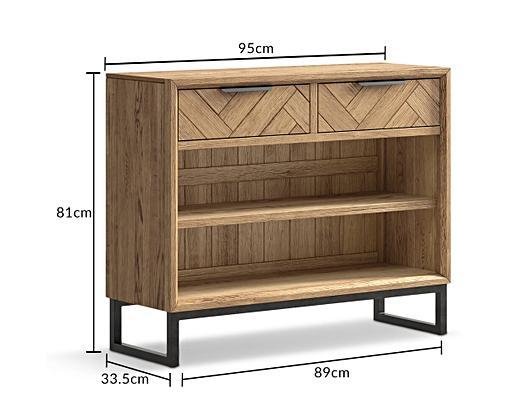 Herringbone entryway table deals
