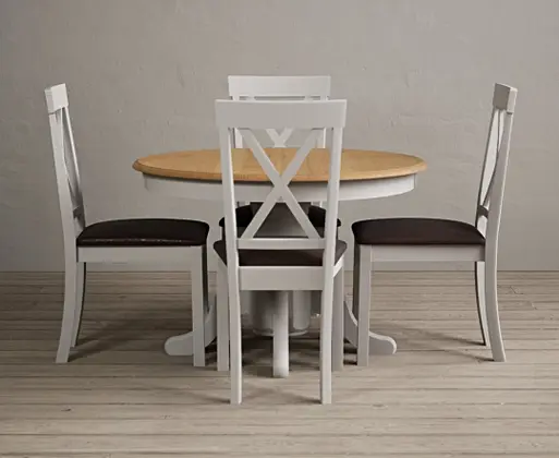 Davenport round top pedestal table