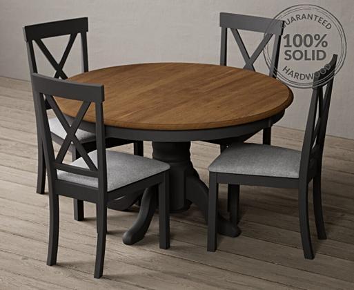 Solid wood deals round pedestal table