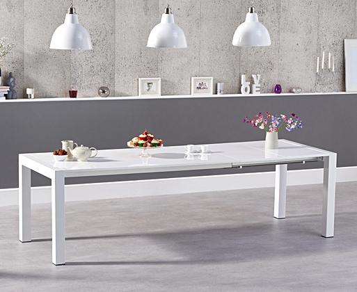 Enzo white high gloss desk deals