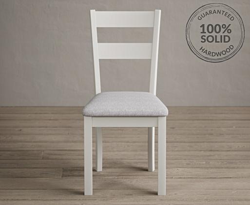 Timber and hotsell white dining chairs
