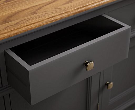 Extra large hotsell grey sideboard