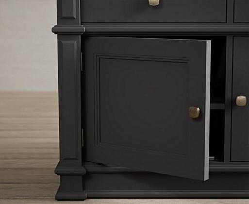 Lawson Oak and Charcoal Grey Painted Extra Large Sideboard