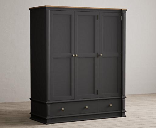 Charcoal grey wardrobe discount