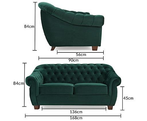 Eva 2 seater sales cocktail sofa