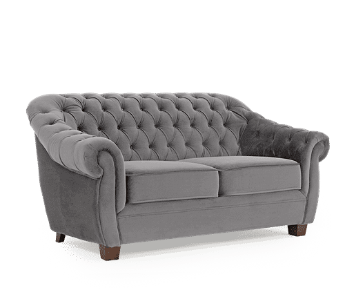Eva grey velvet clearance sofa