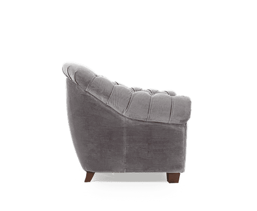 Light grey sale velvet armchair