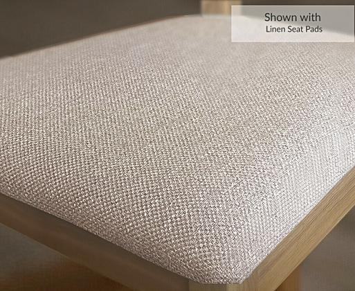 Linen seat pads new arrivals