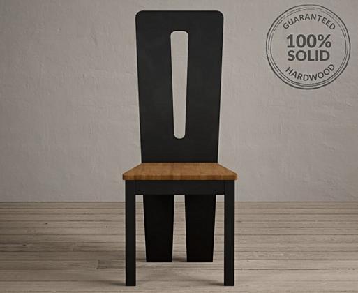 Black rustic outlet dining chairs