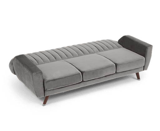 Lucia sofa bed best sale in grey velvet