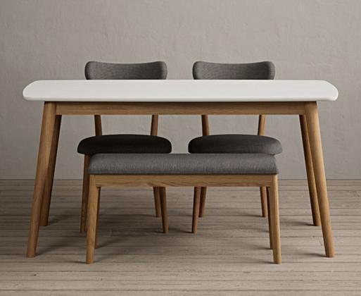 Oak table and 2025 benches