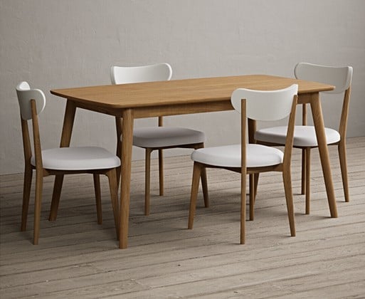 Nordic 150cm Solid Oak Dining Table