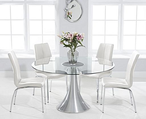 Paloma glass dining table hotsell