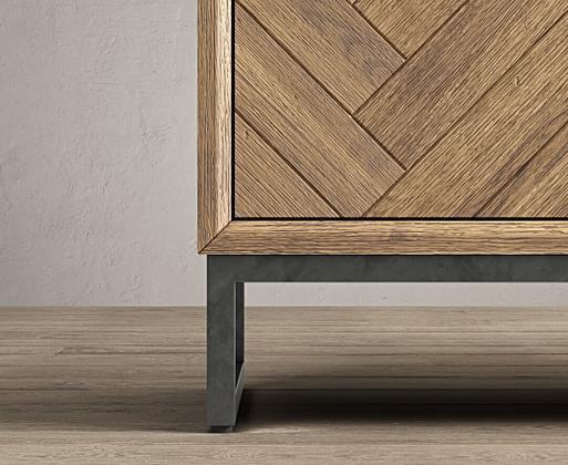 Restoration hardware herringbone shop sideboard