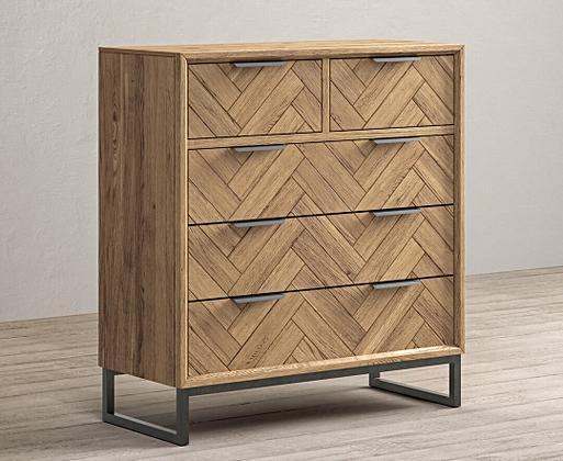 Herringbone wood dresser new arrivals