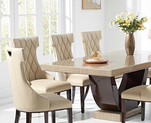 Brown shop pedestal table