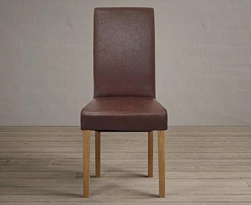 Scroll back leather dining chairs sales