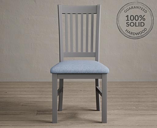 Pair of warwick fabric dining chairs clearance