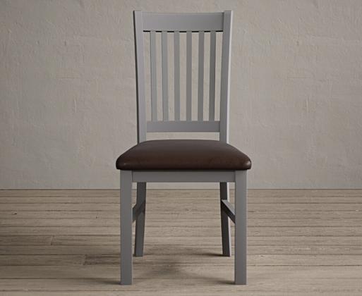 Grey suede dining 2025 chairs