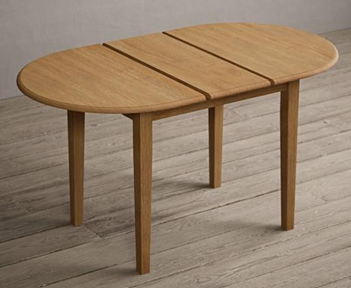 Solid oak oval extending dining table discount