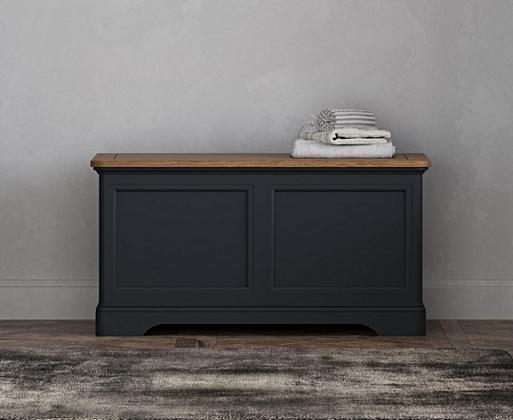 Painted oak storage boxes on sale