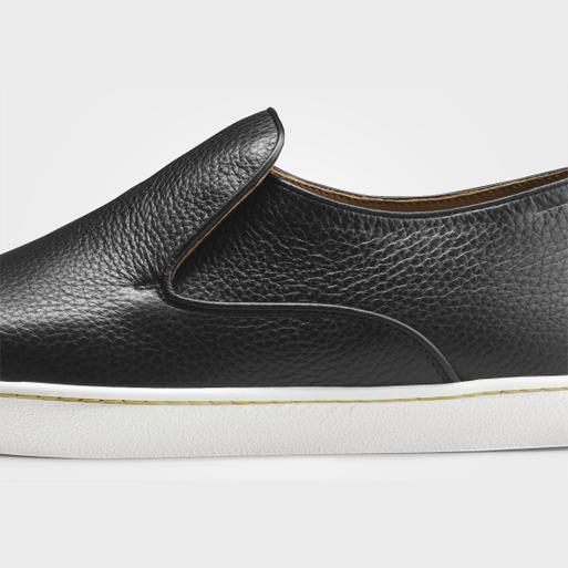 商品画像：JOHN LOBB Mens Haven Suede Leather Slip On Sneakers Dove 3