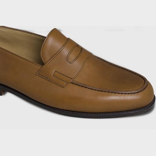 【正規品質保証】 lopez_saddle_gold_calf_details 靴