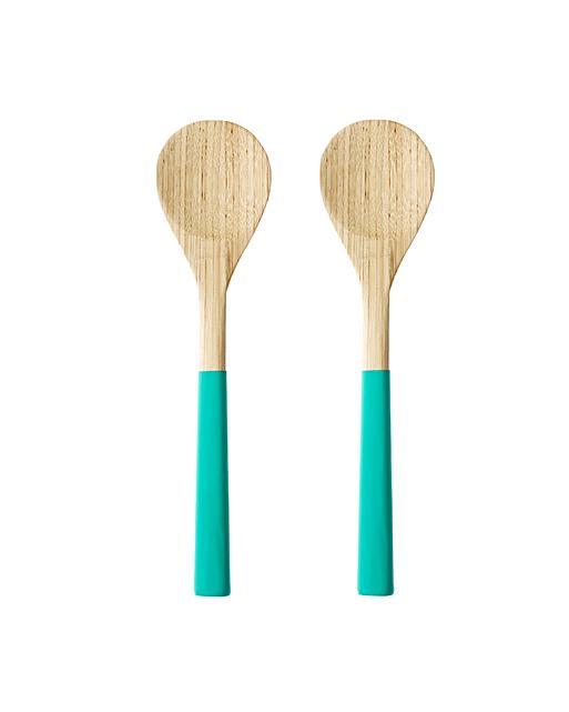 Tall Bamboo Salad Servers Oliver Bonas
