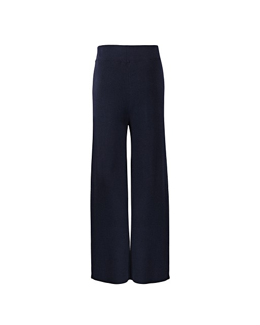 Visions Navy Knitted Trousers | Oliver Bonas