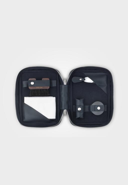 小物 JOHN LOBB Buffing Glove Navy Calf John Lobb | Buffing Glove | Shoe Care