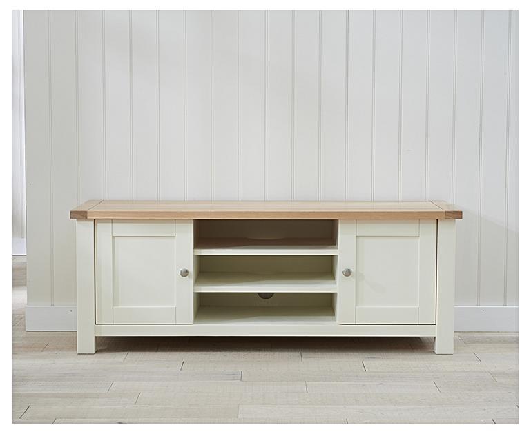 Somerset Oak and Cream TV Unit