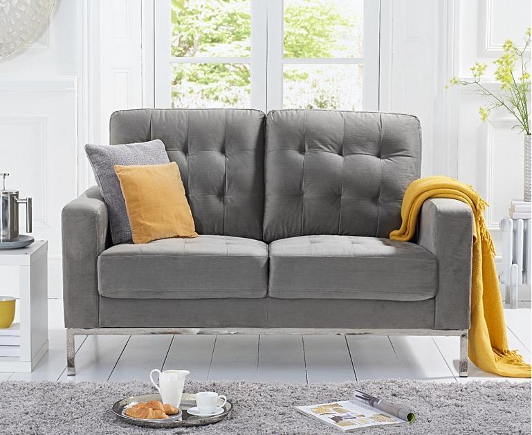 Lydia Velvet 2 Seater Sofa