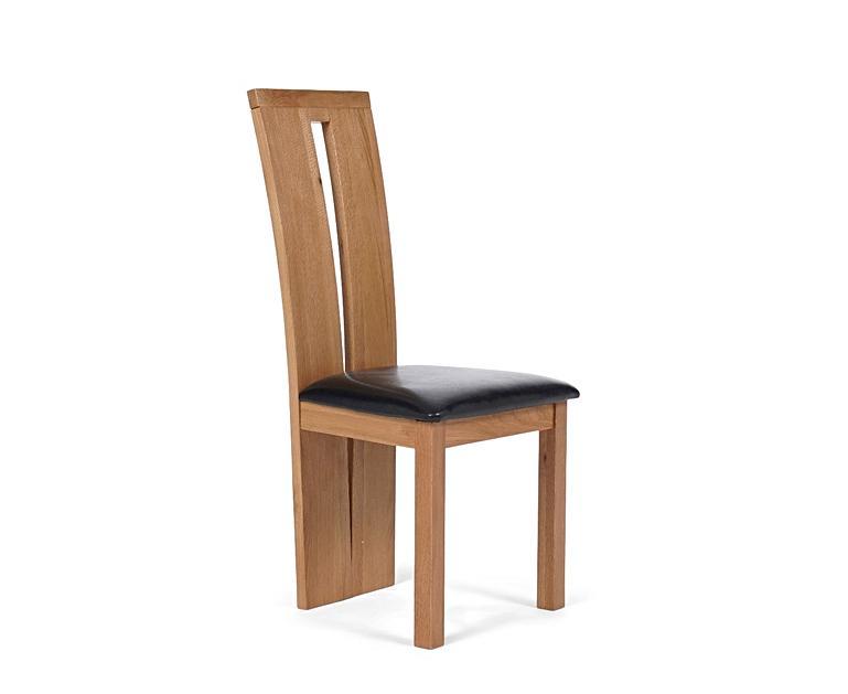 Montreal Brown Solid Oak Dining Chairs