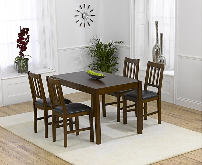 Oxford 120cm Dark Solid Oak Dining Table with Oxford ... (769 x 629 Pixel)