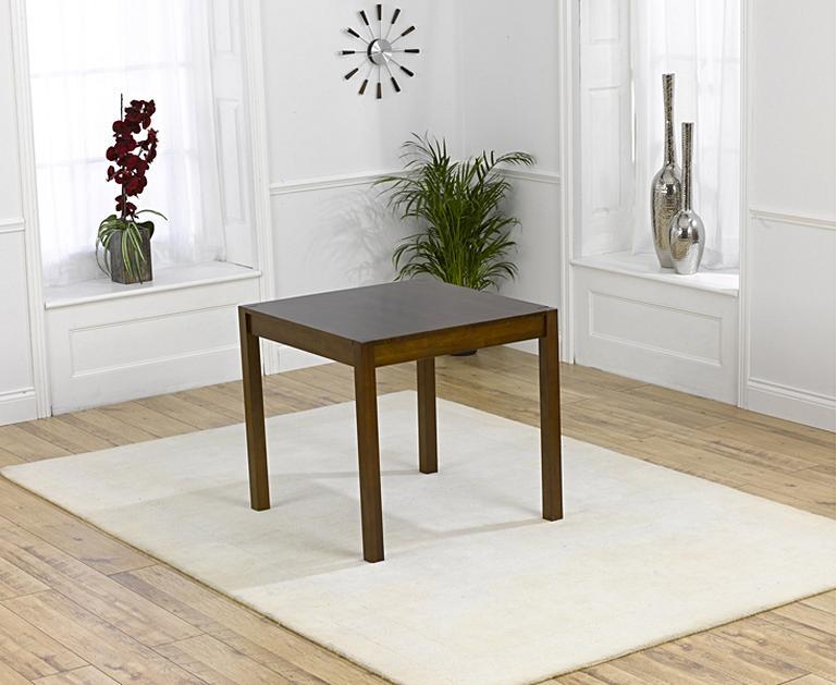 Oxford 80cm Dark Solid Oak Dining Table with Albany Chairs