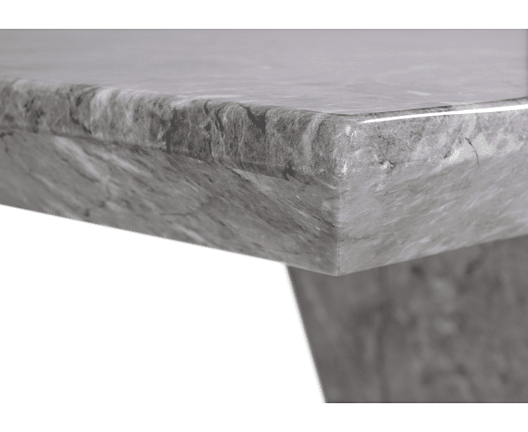 Aaron 160cm Marble Grey Dining Table Oak Furniture Superstore