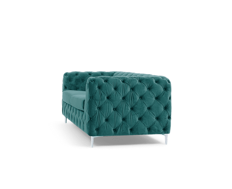 Alara Velvet 3 Seater Sofa Oak Furniture Superstore