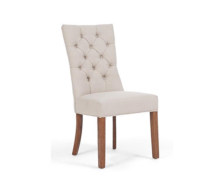 Anais Beige Fabric Dark Oak Leg Dining Chairs (769 x 629 Pixel)