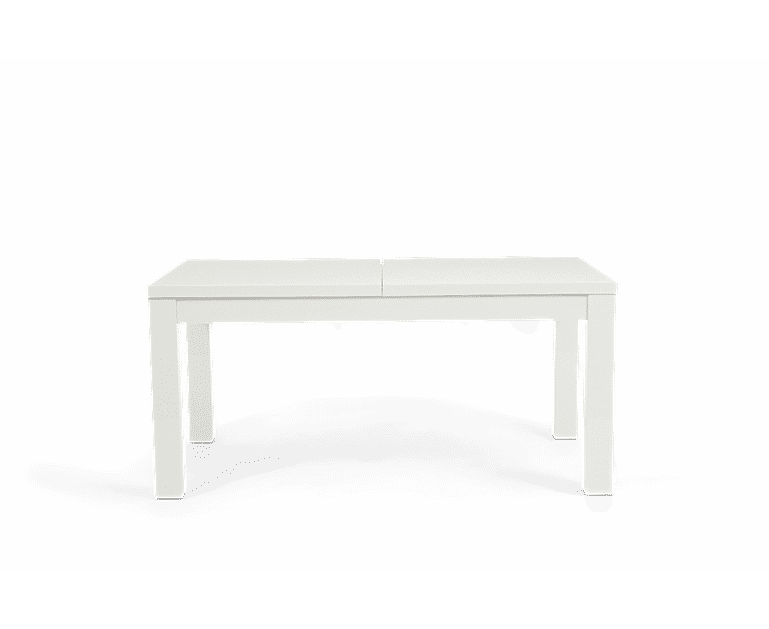 Extending Atlanta 160cm White High Gloss Dining Table Oak Furniture