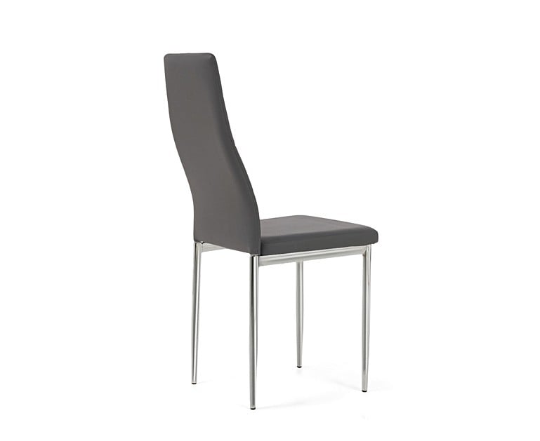 Catalina Grey Faux Leather Dining Chairs