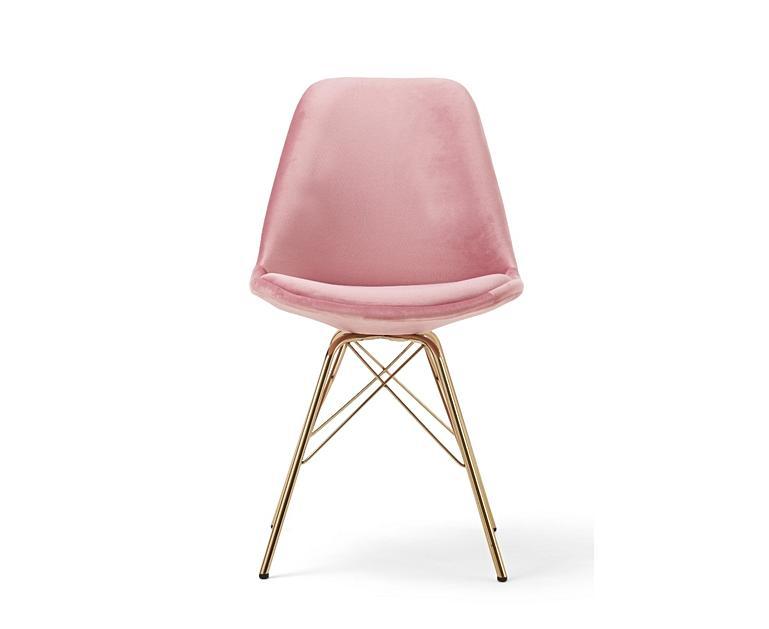 Celine Blush Velvet Gold Leg Dining Chairs (769 x 629 Pixel)