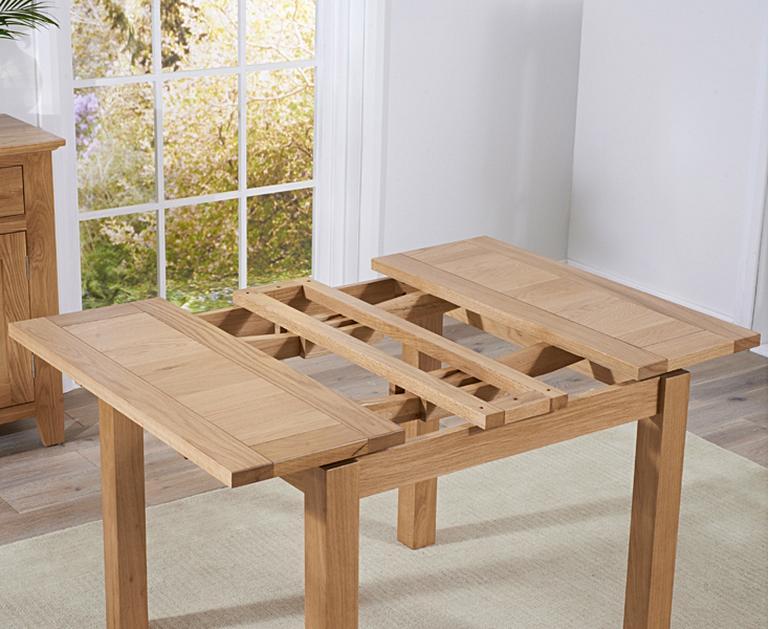 Cheadle 90cm Oak Extending Dining Table Cheadle